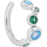 s.Oliver Damen Earcuff 2039705 Silber synth. Zirkonia türkis