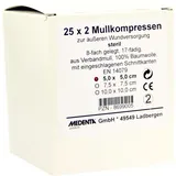 Medenta MULLKOMPRESSEN 5x5cm steril 8-fach 8141000