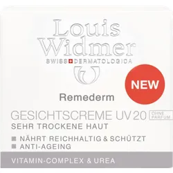 Widmer Remederm Gesichtscreme UV 20 unparfümiert 50 ml
