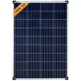 enjoy solar Solarmodul Polykristallines Solarpanel Poly 12V/30W-160W, Polykristallin, Oberfläche aus gehärtetem ESG-Solarglas mit wetterfester Beschichtung