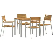 vidaXL Garten-Ess-Set aus massivem Akazienholz - Braun