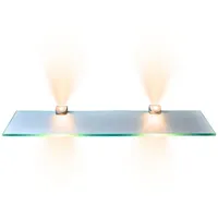 Kalb Material Für Möbel LED Glasregal Wandpaneel Hängeregal Wandboard