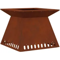 vidaXL Feuerstelle Ø 60 cm Braun