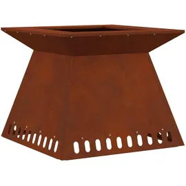 vidaXL Feuerstelle Ø 60 cm Braun