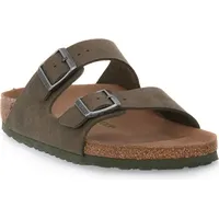 Birkenstock Herren Pantoletten Arizona 19255-40, 19255-41, 19255-42, 19255-43, 19255-44, 19255-45, 19255-46 BIR-1024544 desert dust thyme 41 - Grün - 41