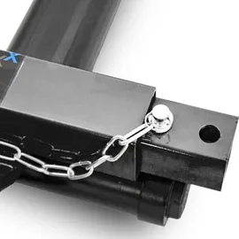 BITUXX 4 Stück PKW Rangierhilfe Rangierheber hydraulisch Wagenheber bis 680 kg inklusive Transportständer Schwarz