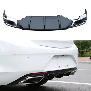 ABS Auto Heckstoßstange Hecklippe Diffusor Heckspoiler, für Opel Insignia 2017-2019, Karosserie modifiziertes Zubehör