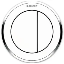 Geberit Typ 10 Drückerplatte weiß/hochglanz-verchromt