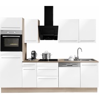 OPTIFIT Küchenzeile »Bern«, Breite 270 cm ohne E-Geräte, höhenverstellbare Füße, Metallgriffe