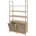 Mendler Bambus HWC-N83 Badschrank 168 x 81 x 33 cm Braun