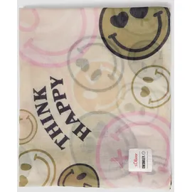 s.Oliver Loop-Schal mit S.W.-Smiley®-Print - Einheitsgröße