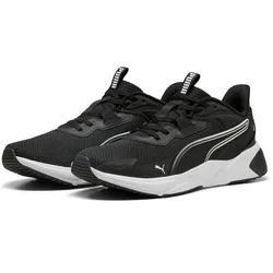 Trainingsschuh PUMA "DISPERSE XT 4", Gr. 41, schwarz-weiß (puma schwarz, puma weiß), Textil, sportlich, Schuhe