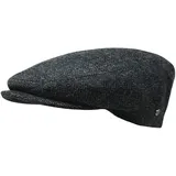 WEROR Herren Schiebermütze Flatcap Schirmmütze Cap Mütze Fischgrät WEROR-380.1 (62, Anthrazit) - 62