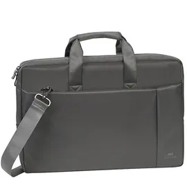 RivaCase Laptoptasche Central 8251 Kunstfaser grau 8251 GREY bis 44,0 cm (17,3 Zoll)