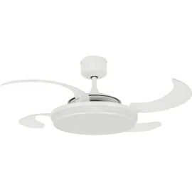 Fanaway Evo 1 122 cm Deckenventilator weiß mit Licht inkl. Fernbedienung (211035)