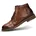 Schnürstiefel Männer Stiefel Wechselfußbett schnürboots schnürung Boots Winterstiefel Winterschuhe Cognac 6361 41 EU 7 UK