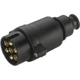 Hella Stecker 7-polig - Stecker: Schraubkontakt - schwarz