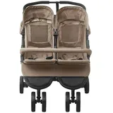 vidaXL Geschwisterwagen taupe 10237