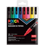 Posca UNI Posca Set PC 3M Basic - 8 Filzstifte, A-1