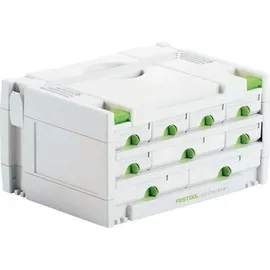 Festool Systainer SYS 3-SORT/4 mit 4 Schubladen grau 39,5x21x29,5 cm