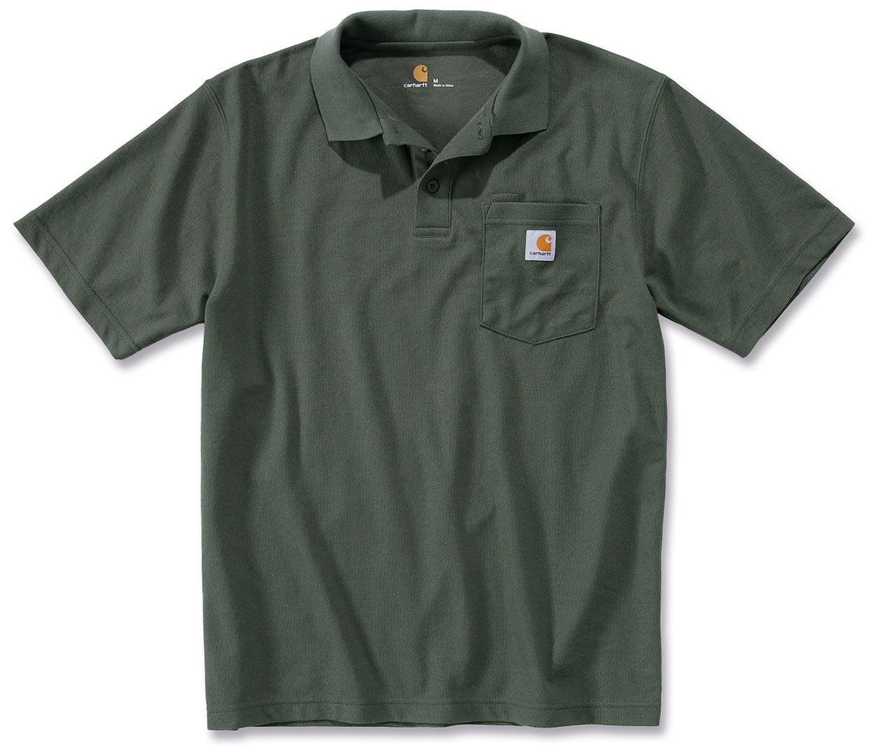 Carhartt Contractors Work Pocket Polo Shirt, groen, XL