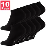 Reslad Füßlinge 10er Pack Schwarz 43-46