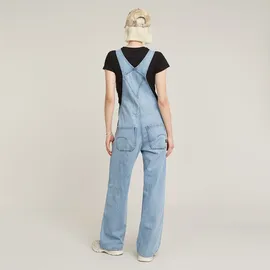 G-Star Leg Dungaree Straight Fit Overall Sun Faded Cloudburst S