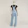 G-Star Leg Dungaree Straight Fit Overall Sun Faded Cloudburst S