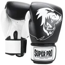 Super Pro Boxhandschuhe ""Undisputed"", Größe L, Schwarz lackiert