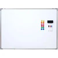 Mendler Whiteboard HWC-C84, Magnettafel Memoboard Pinnwand, inkl. Zubehör ~