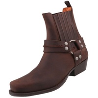 Dockers by Gerli Damen Biker Stiefelette Braun - Braun - 36