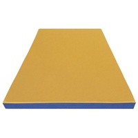 NiroSport Weichbodenmatte Turnmatte Gymnastikmatte 140 x 100 x 8 cm Fitnessmatte Schutzmatte (1er-Set), 8 cm Höhe gelb