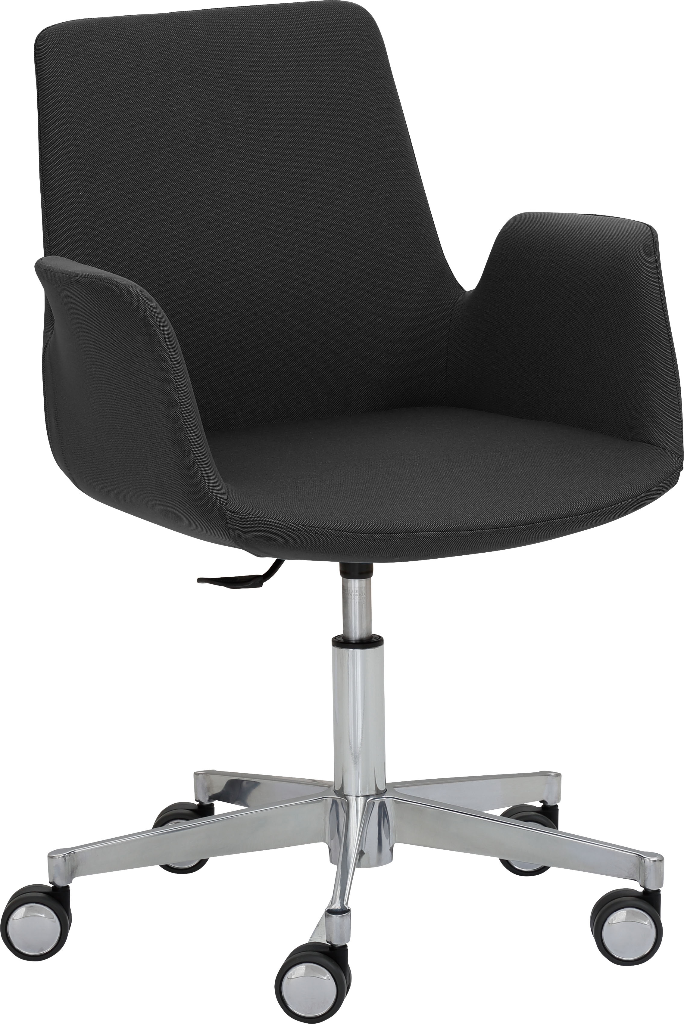 Mayer Sitzmöbel Bürostuhl »Sessel myHELIOS«, 1 St., Struktur (recyceltes Polyester) Mayer Sitzmöbel Schwarz + Aluminium