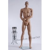 Eurotondisplay Schneiderpuppe Schaufensterpuppe Mann Beige sitzend stehend neu, Nicht zutreffend