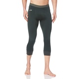 Herren short M temperaturregulierende lange Unterhose atmungsaktive Thermo Leggings in 3/4 Länge anthrazit XXL