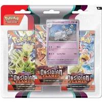 Pokémon Obsidian Flames - 3 Pack Booster Blister Houndstone - EN - NEU OVP