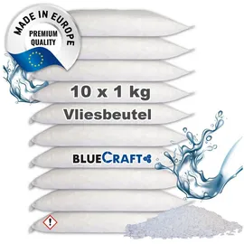 Bluecraft 10x 1 kg Raum Luftentfeuchter Granulat im Vliesbeutel