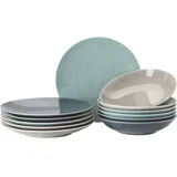 Thomas Loft Colour Mixed Kombiservice 12-tlg. Porzellan Blau