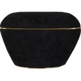 Kayoom 360 Living Hocker Contessa 110 schwarz gold), B/H/T: ca. 60x42,5x60 cm / schwarz, gold