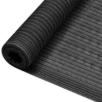 VidaXL Zaunblende Anthrazit 2x25 m HDPE 150 g/m2