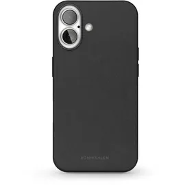 VONMÄHLEN iPhone 16 Leder Case schwarz