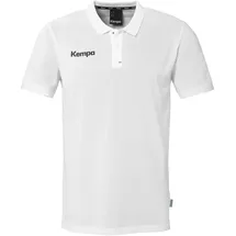 Kempa Prime Poloshirt Kinder weiß 140