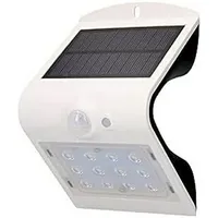 EDM - Wandleuchte solar 1,5w 220lm wiederaufladbar. Präsenzsensor (2-6m)