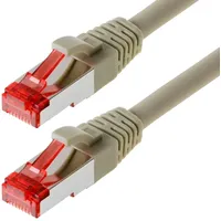 Helos Patchkabel, S/FTP, RJ-45/RJ-45, 0.5m, grau (117971)