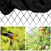 Vogelschutznetze, 7.5m x 15m Vogelnetz, Vogelschutznetz Engmaschig mit 5cm Maschnweite, Taubennetz, Obstbaumnetz, Vogelabwehr Netz Geeignet zum Schutz von Obstbäumen Gemüse vor Vögeln