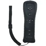 Mumu - Stück Wii Linker Controller mit Motion Plus, Wii Controller Remote Wii Remote Motion Plus Controller Eingebaut (Schwarz)