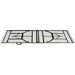 METRO Professional Outdoor Banketttisch Pamua, Stahl/HDPE, 243 x 75 x 73 cm, klappbar, wasserabweisend, weiß