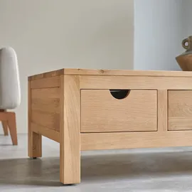 Tikamoon Couchtisch OIiver Beige Eiche 0 x 0 cm