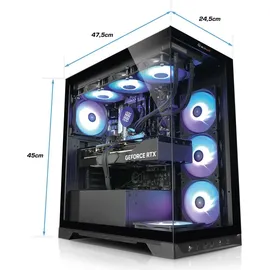 Kiebel kiebel.de Gaming PC Invader 12 Intel Core i9-12900KF, 64GB DDR4, NVIDIA RTX 4080 Super 16 GB, 2TB SSD, Windows 11, Gaming PC