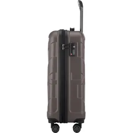 suitline Hartschalenkoffer Trolley 4-Rollen Cabin 55 cm / 34 l titan